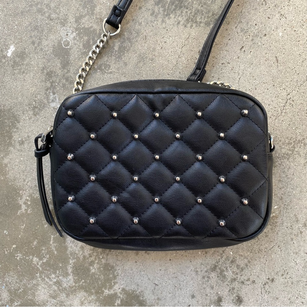 Rebecca Minkoff | Quilted Studded Crossbody Bag - Picture 8 of 14